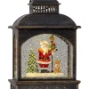 VINTER Lykta med Tomte 21cm Brons