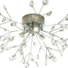 VIVA Plafond 57cm Krom/Klar