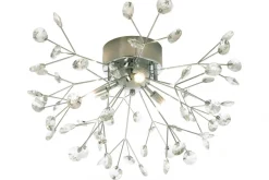 VIVA Plafond 57cm Krom/Klar