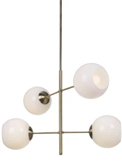 VRI Takpendel 4a 730mm Antikmässing/Opalvit