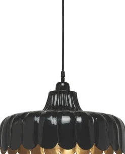 WELLS Taklampa 45cm Svart/Guld