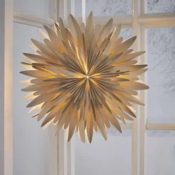 WINTER Pappersstjärna 60cm Beige