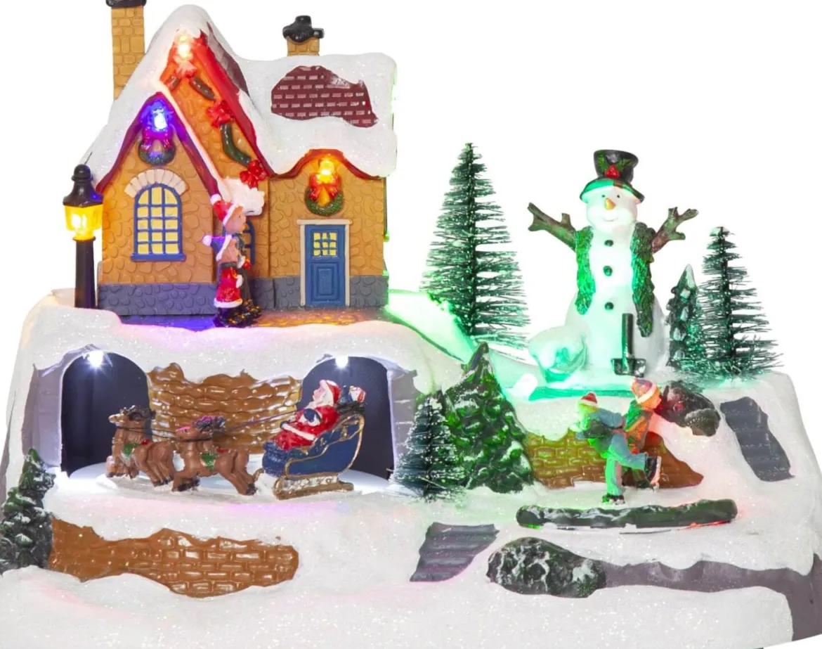 WINTERVILLE Panorama Batteri 23,5cm 10LED Flerfärgad