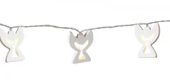 WOODWORKS ÄNGLAR Ljusslinga 135cm Vit
